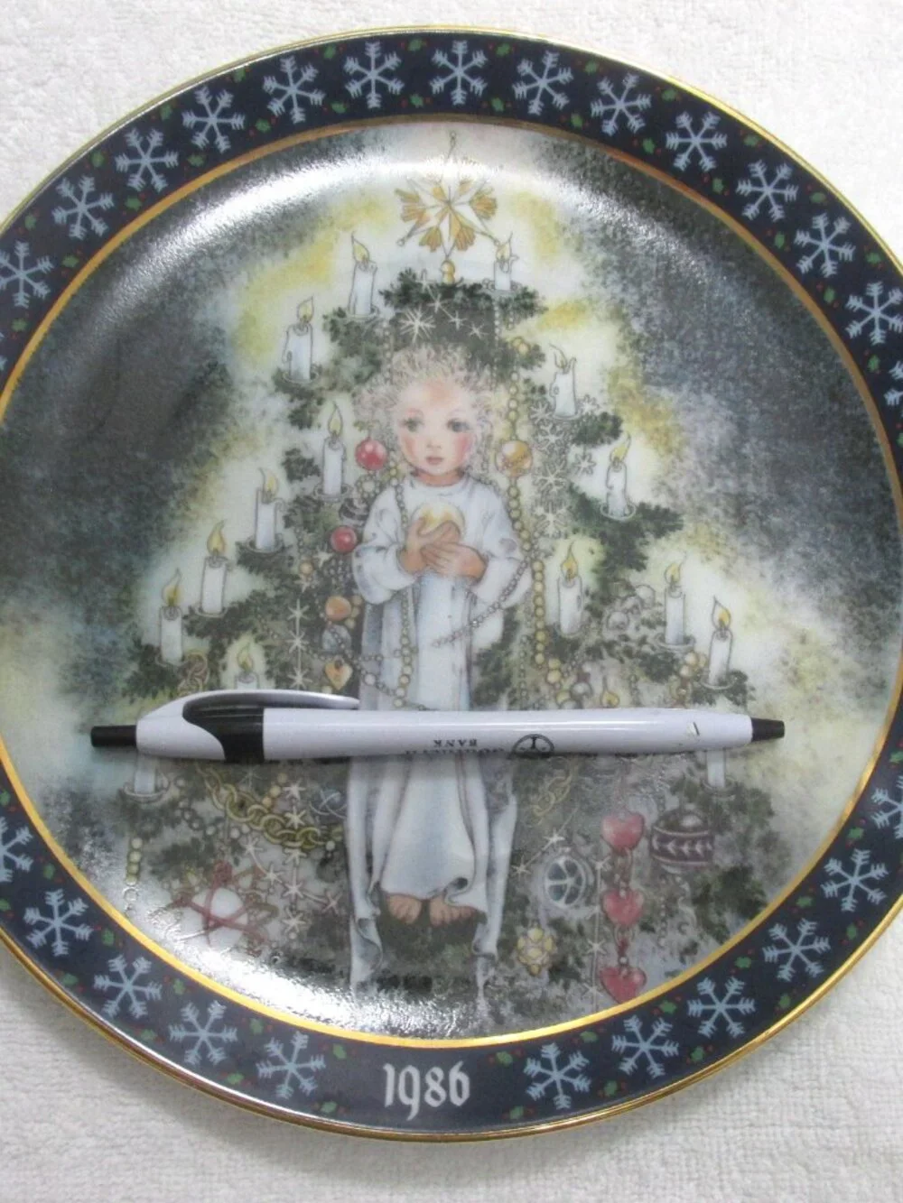 Sulamith Wulfing Christmas Plate 1986 The Christ Child